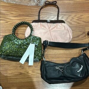 Juicy Couture Black and other bag Clutch Wristlet bundles